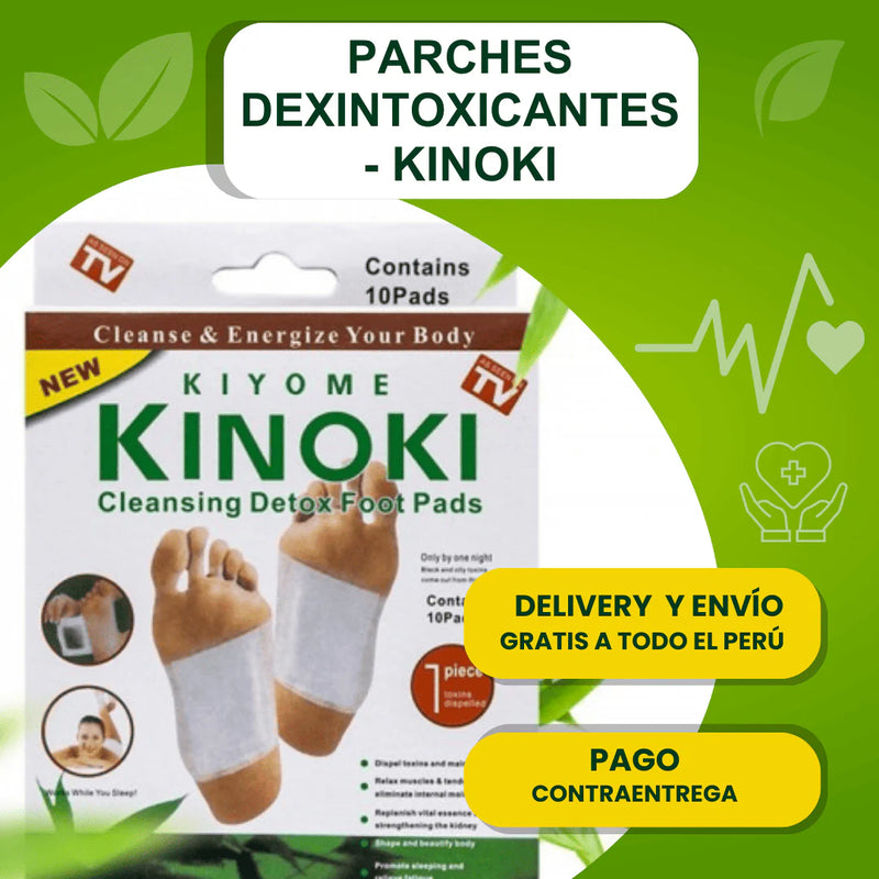 KINOKI- PARCHES DESINTOXICANTES