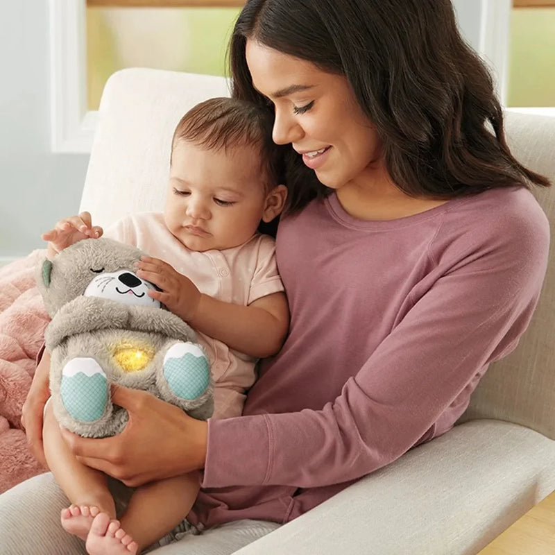 🧸  PELUCHE RELAJANTE CON LUZ Y SONIDO DE RESPIRACIÓN 🧸